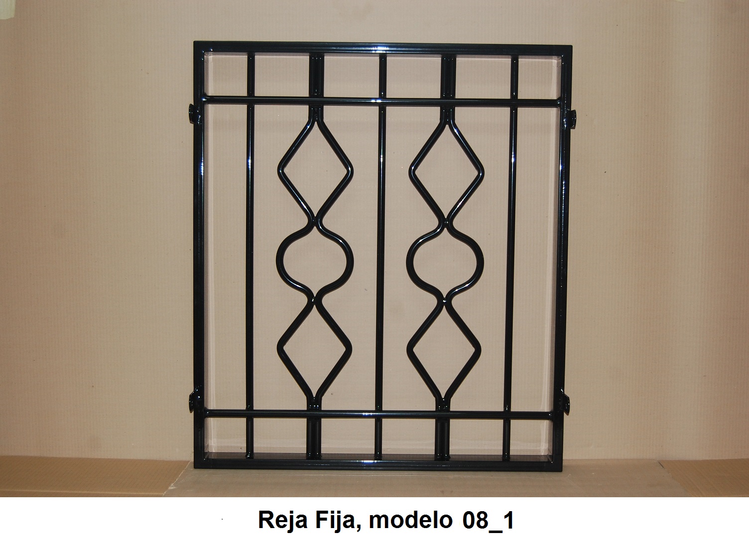 Reja fija modelo 08_1 Negro